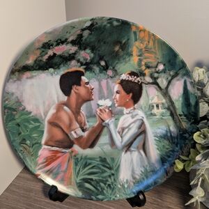 We Kiss In A Shadow William Chambers Collector Plate From The King And I